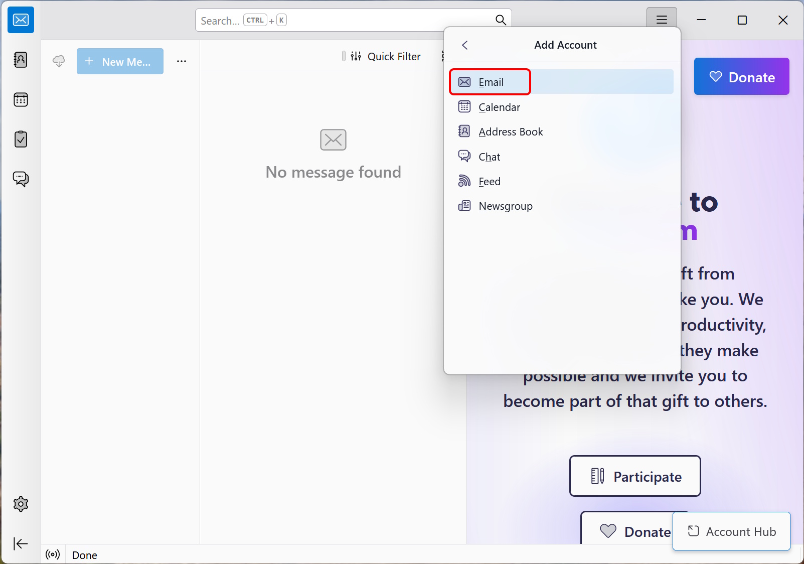 Add email