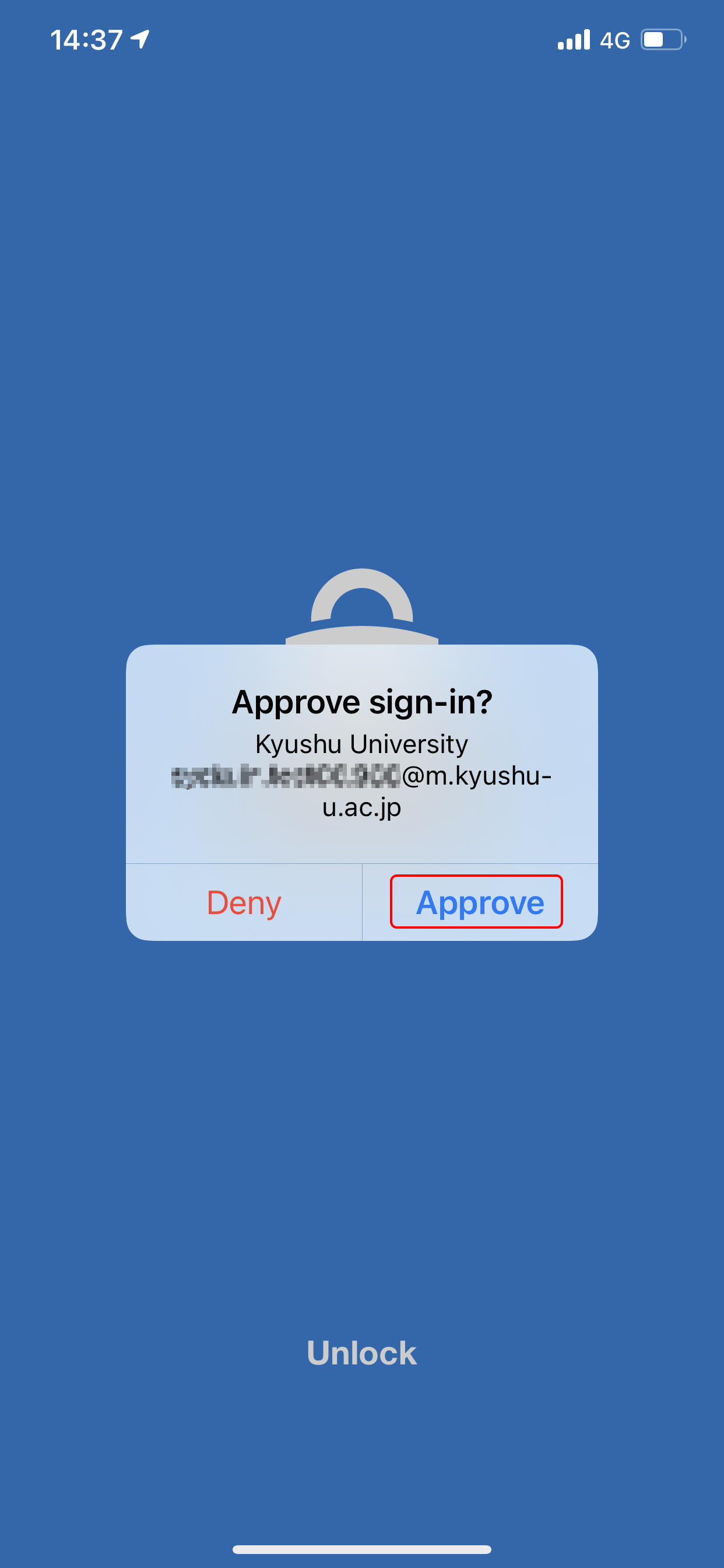 Approve sign-in