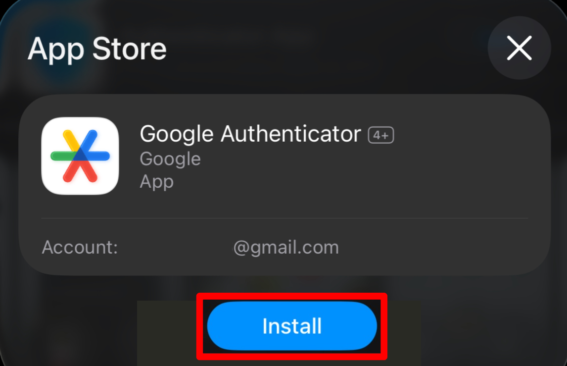Install app