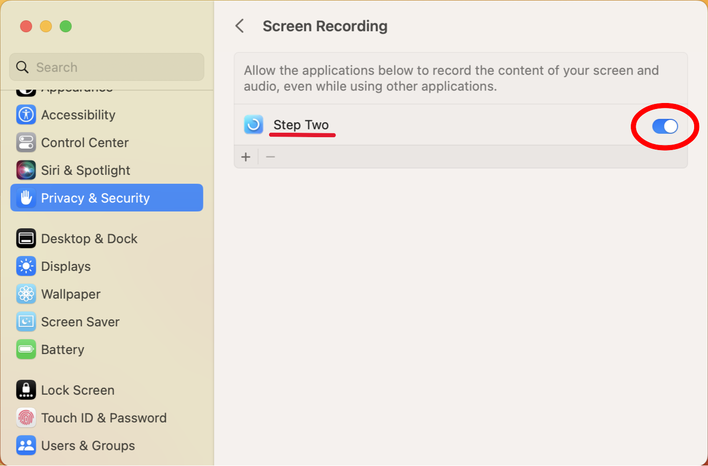 Screen Recording