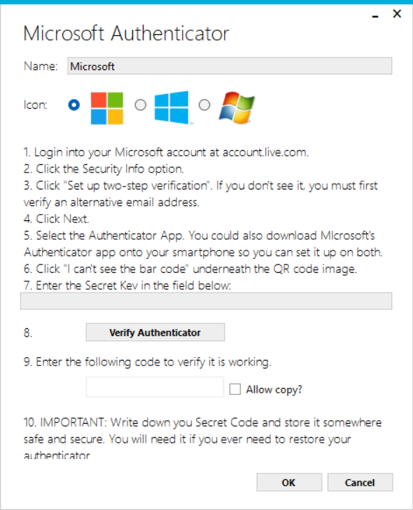 Microsoft Authenticator