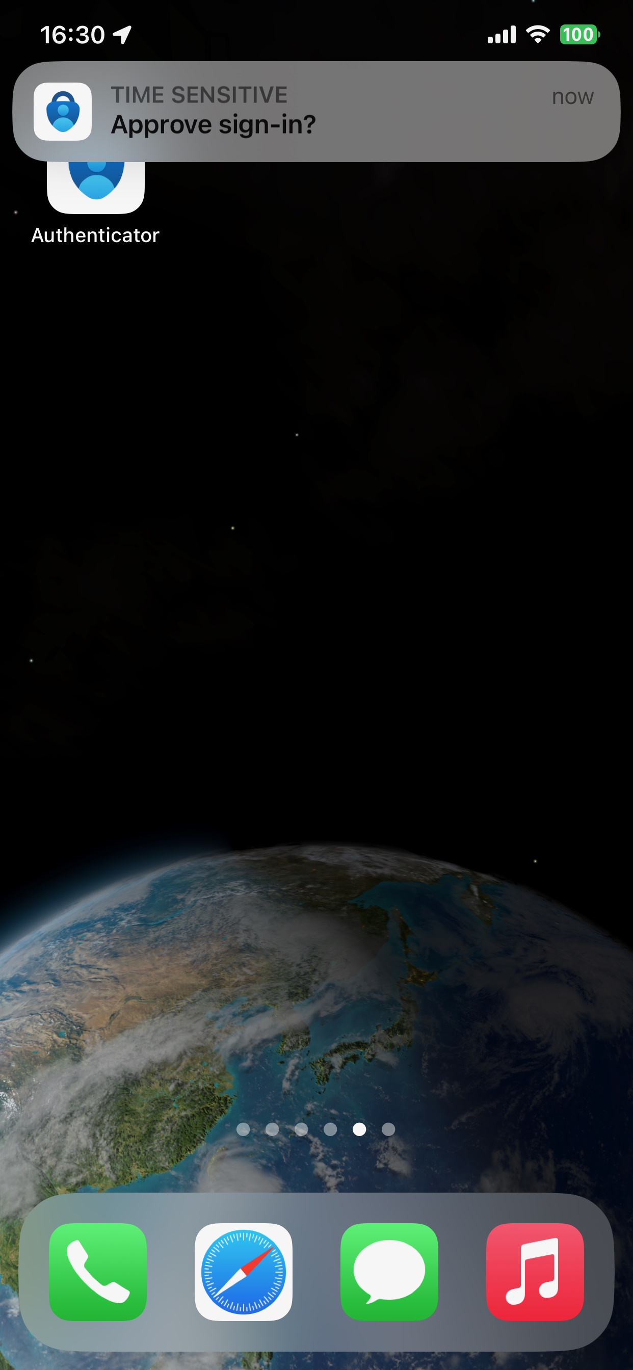 Notification received